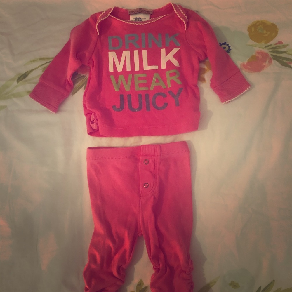Juicy Couture Two Piece Baby Loungwear